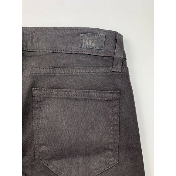 Paige Verdugo Ultra Skinny Jeans Black Shadow Size 27 - Picture 4 of 8
